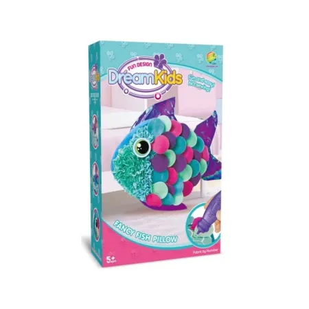 Kreatywny Zestaw Wyszywanka, Maskotka, Pluszak Do Szycia, Poduszka Do Ozdobienia RYBKA-1650009