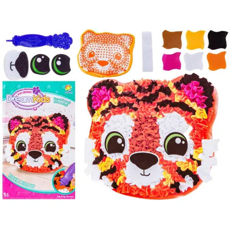 Kreatywny Zestaw Wyszywanka, Maskotka, Pluszak Do Szycia, Poduszka Do Ozdobienia DIY TYGRYSEK