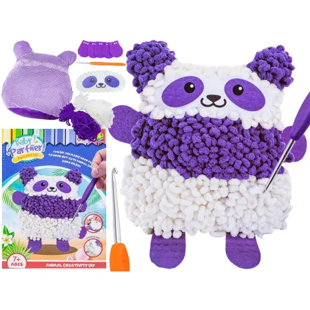 Kreatywny Zestaw Wyszywanka, Maskotka, Pluszak Do Szycia, Poduszka Do Ozdobienia DIY PANDA