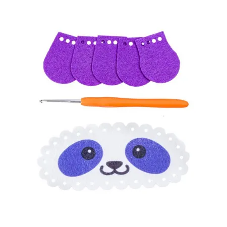 Kreatywny Zestaw Wyszywanka, Maskotka, Pluszak Do Szycia, Poduszka Do Ozdobienia DIY PANDA-1650026
