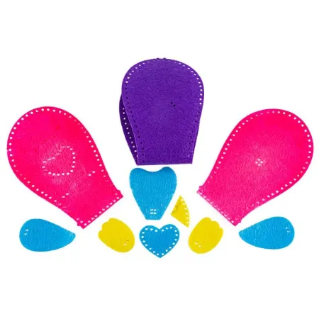 Kreatywny Zestaw Wyszywanka, Maskotka, Pluszak Do Szycia Zwierzęta Leśne PTASZEK-1650059