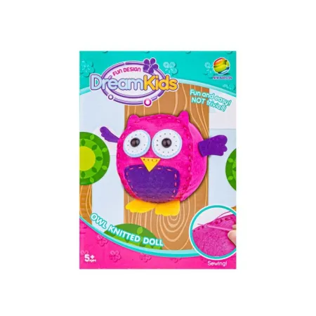 Kreatywny Zestaw Wyszywanka, Maskotka, Pluszak Do Szycia Zwierzęta Leśne SÓWKA-1650080