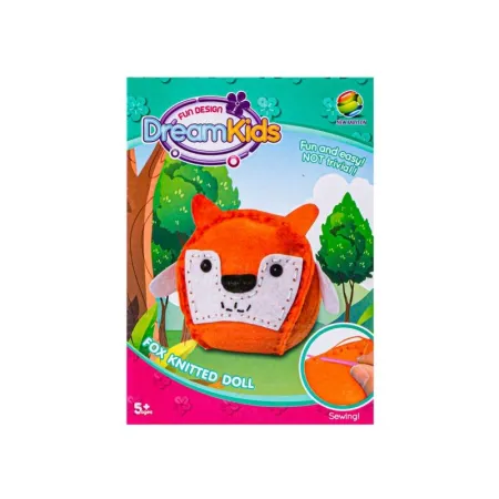 Kreatywny Zestaw Wyszywanka, Maskotka, Pluszak Do Szycia Zwierzęta Leśne LISEK-1650092