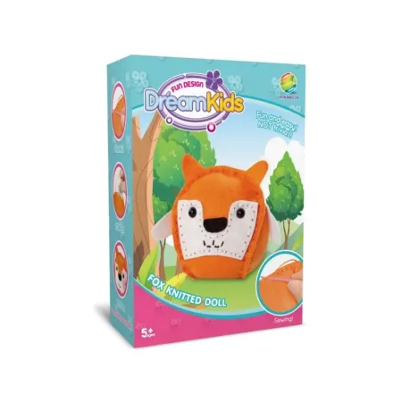 Kreatywny Zestaw Wyszywanka, Maskotka, Pluszak Do Szycia Zwierzęta Leśne LISEK-1650093