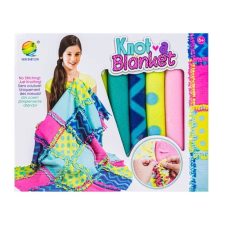 Kreatywny Zestaw, Wyszywanka, Pluszowy KOCYK Do Szycia DIY PATCHWORKOWA NARZUTKA KOC-1650104