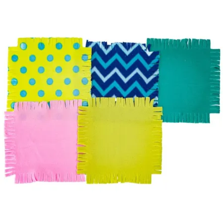 Kreatywny Zestaw, Wyszywanka, Pluszowy KOCYK Do Szycia DIY PATCHWORKOWA NARZUTKA KOC-1650106