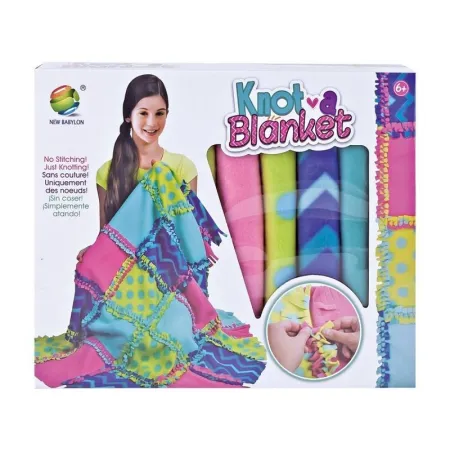 Kreatywny Zestaw, Wyszywanka, Pluszowy KOCYK Do Szycia DIY PATCHWORKOWA NARZUTKA KOC-1650107