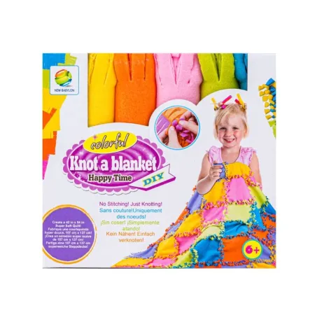 Kreatywny Zestaw, Wyszywanka, Pluszowy KOCYK Do Szycia DIY PATCHWORKOWA NARZUTKA KOC-1650109