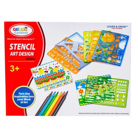 Spirograf Kreatywny Zestaw Do Rysowania Wzorów, Szlaczków, Szablony + Pisaki-1650121