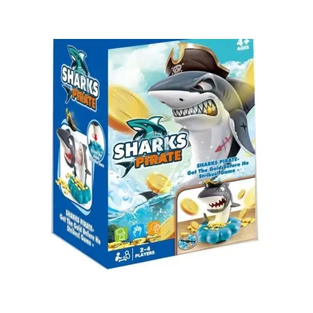 Gra Zręcznościowa SHARKS PIRATE, WŚCIEKŁY REKIN Pirat Skarb-1650136