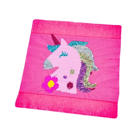 Kreatywny Zestaw, Wyszywanka, Pluszowa PODUSZKA Do Szycia DIY JASIEK Z Cekinami JEDNOROŻEC-1650150