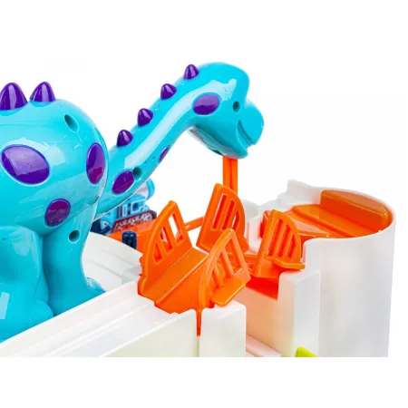 Interaktywny Tor Przeszkód + Pojazdy, Zjazd Samochodowy DINOZAUR-1650161