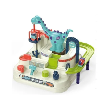 Interaktywny Tor Przeszkód + Pojazdy, Zjazd Samochodowy DINOZAUR-1650163