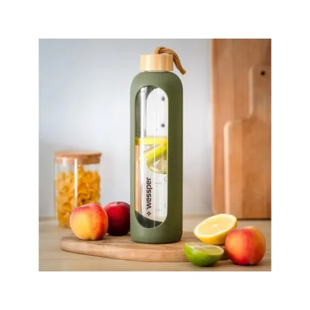 Butelka szklana Wessper Activemax Crystalline 1000ml - oliwkowy-1650226