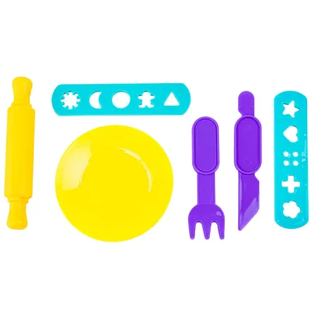 Kreatywny zestaw z masą plastyczną, ciastolina PRZYGOTUJ HAMBURGERA-1650300