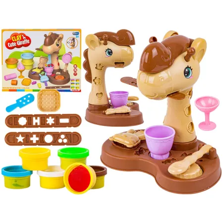 Kreatywny zestaw z masą plastyczną, ciastolina UROCZA ŻYRAFA