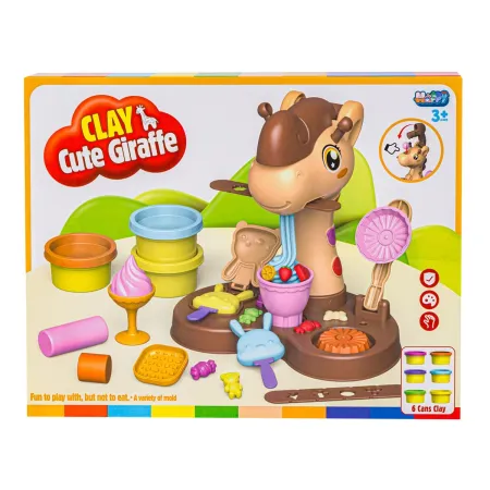 Kreatywny zestaw z masą plastyczną, ciastolina UROCZA ŻYRAFA-1650321