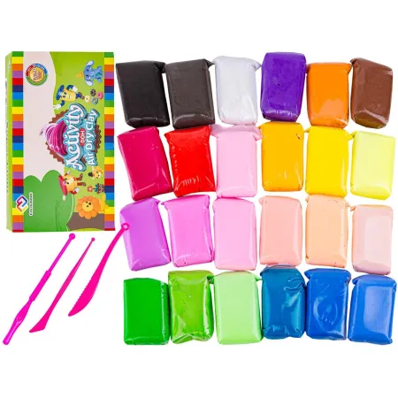 Masa Plastyczna, Ciastolina, 24 Kolory, Uzupełniacz, Zapas