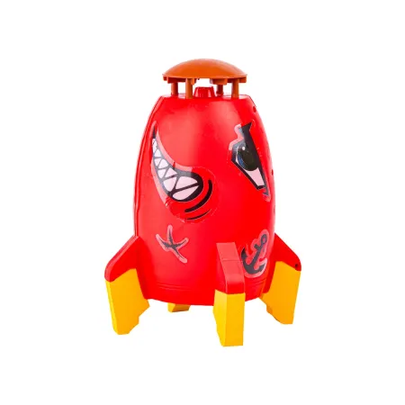 RAKIETA WODNA Wyrzutnia rakiety wodnej, Water Rocket, Zraszacz, CZERWONY REKIN Przecena 1