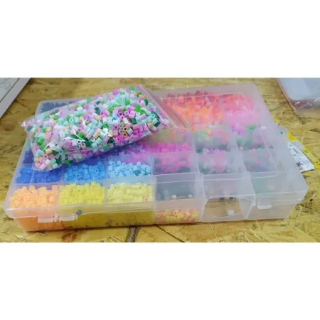 Koraliki Do Prasowania 12000szt, Prasowanka, Koraliki Uzupełniające Do Prasowanek, ORGANIZER 36 Kolorów Przecena 2-16