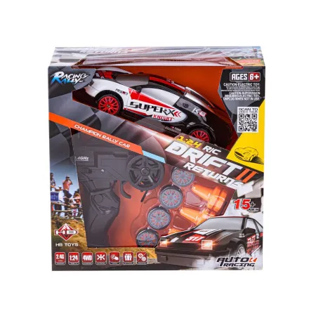 Samochód Do Driftu, Auto RC Drift 1:24 2,4 GHz 4WD CZARNO-BIAŁE BUGATTI-1650428