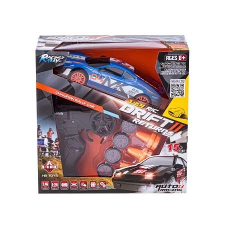Samochód Do Driftu, Auto RC Drift 1:24 2,4 GHz 4WD NIEBIESKIE FERRARI-1650435