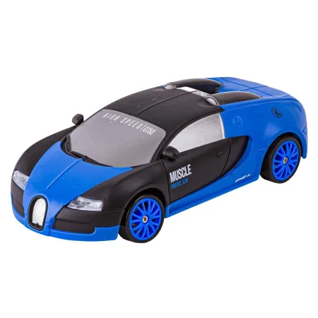 Samochód Do Driftu, Auto RC Drift 1:24 2,4 GHz 4WD CZARNO-NIEBIESKIE BUGATTI-1650443