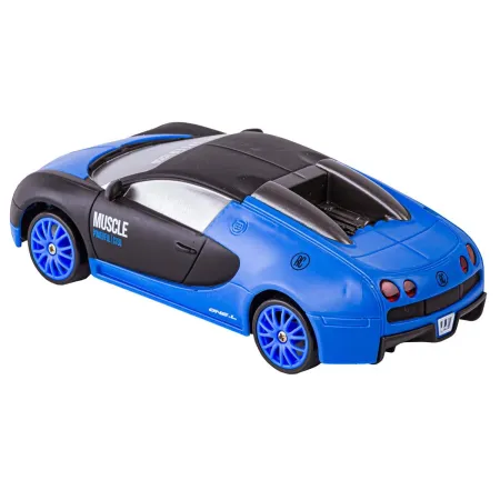 Samochód Do Driftu, Auto RC Drift 1:24 2,4 GHz 4WD CZARNO-NIEBIESKIE BUGATTI-1650444