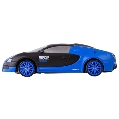 Samochód Do Driftu, Auto RC Drift 1:24 2,4 GHz 4WD CZARNO-NIEBIESKIE BUGATTI-1650445