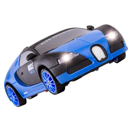 Samochód Do Driftu, Auto RC Drift 1:24 2,4 GHz 4WD CZARNO-NIEBIESKIE BUGATTI-1650446