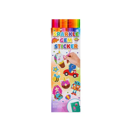 Haft Diamentowy Mozaika Diamentowa Naklejki Mega Zestaw 127 Naklejek MIX-1650505