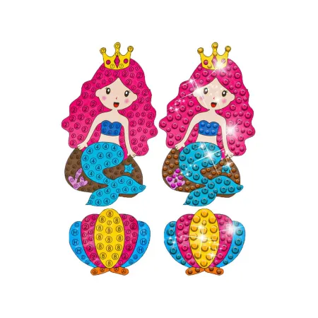 Haft Diamentowy Mozaika Diamentowa Naklejki Mega Zestaw 127 Naklejek MIX-1650509