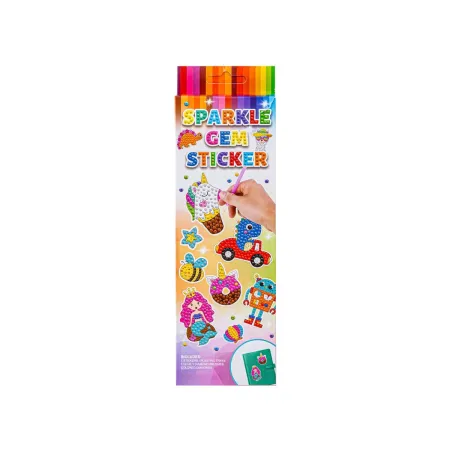 Haft Diamentowy Mozaika Diamentowa Naklejki ALPAKA LAMA Zestaw 20 Naklejek-1650522