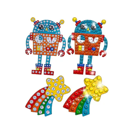 Haft Diamentowy Mozaika Diamentowa Naklejki KOSMOS Zestaw 20 Naklejek-1650530