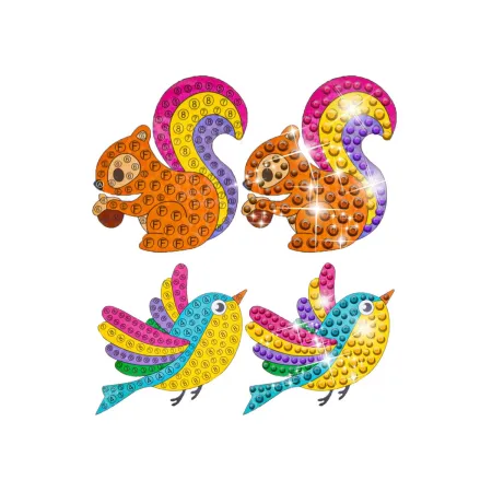 Haft Diamentowy Mozaika Diamentowa Naklejki OGRÓD Zestaw 25 Naklejek-1650544