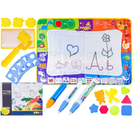 Tablica, mata wodna do rysowania malowania 120x90cm XXL + akcesoria