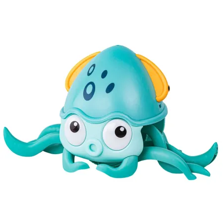 Uciekająca Pełzająca Ośmiornica, Interaktywna Zabawka, Świeci, Gra melodie Robot NIEBIESKA-1650589