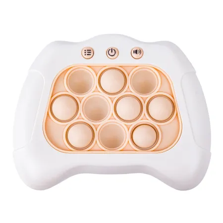 Zabawka Gra Elektroniczna Antystresowa Pop IT Sensoryczna, Wypychanka, Pad, Kontroler BIAŁY-1650615