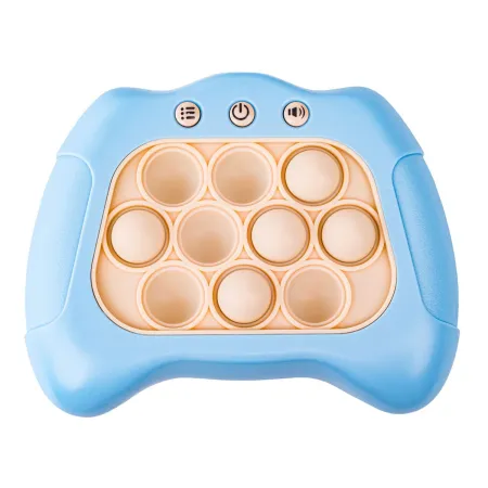 Zabawka Gra Elektroniczna Antystresowa Pop IT Sensoryczna, Wypychanka, Pad, Kontroler BŁĘKITNY-1650622