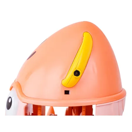 Uciekająca Pełzająca Ośmiornica, Interaktywna Zabawka, Świeci, Gra melodie Robot POMARAŃCZOWA-1650636