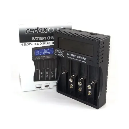 Ładowarka REDOX CLARA AAA / AA x4