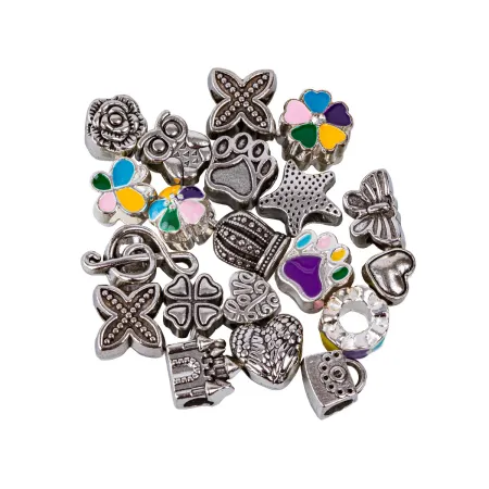 Zestaw Do Tworzenia Robienia Biżuterii, Bransoletek, Charmsy, Zawieszki, Koraliki MIX-1650733