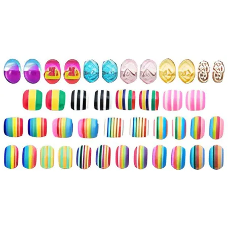 Zestaw Do Tworzenia Robienia Biżuterii, Bransoletek, Charmsy, Zawieszki, Koraliki w paski, MIX-1650754