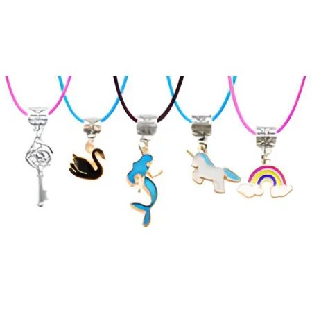 Zestaw Do Tworzenia Robienia Biżuterii, Bransoletek, Charmsy, Zawieszki, Koraliki w paski, MIX-1650757