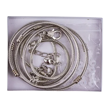 Zestaw Do Tworzenia Robienia Biżuterii, Bransoletek, Charmsy, Zawieszki, Koraliki MIX-1650765