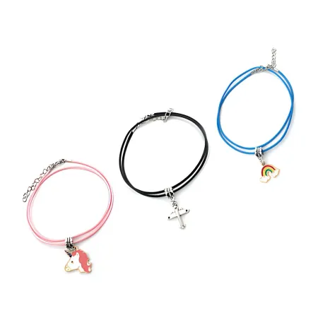 Zestaw Do Tworzenia Robienia Biżuterii, Bransoletek, Charmsy, Zawieszki, Koraliki JEDNOROŻEC-1650880