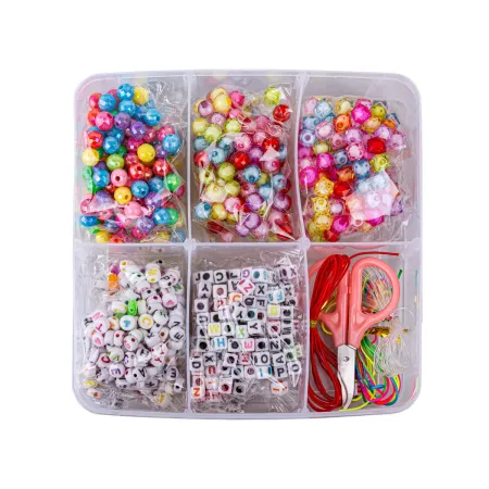 Zestaw Do Tworzenia Robienia Biżuterii, Bransoletek, Charmsy, Zawieszki, Koraliki 400el. Kuferek-1650899