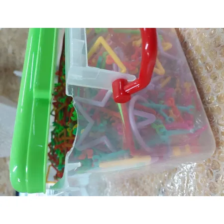 Słomki, Patyczki Konstrukcyjne, Klocki Edukacyjne 2500 Elementów Przecena 1-1650942