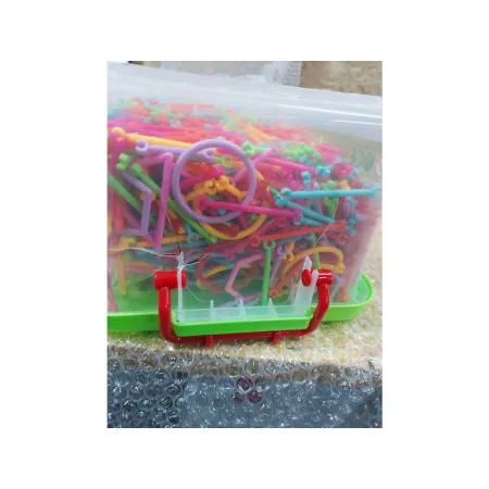 Słomki, Patyczki Konstrukcyjne, Klocki Edukacyjne 2500 Elementów Przecena 1-1650950