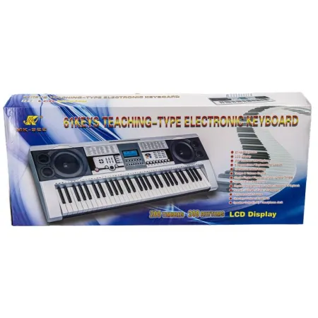 Keyboard MK-922 - duży wyświetlacz LCD, 61 klawiszy Przecena 1